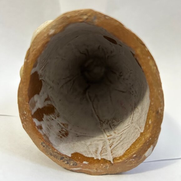 Handmade Glazed Clay Terracotta Man Figurine Sculpture Signed Folk Art Pottery - Picture 11 of 16